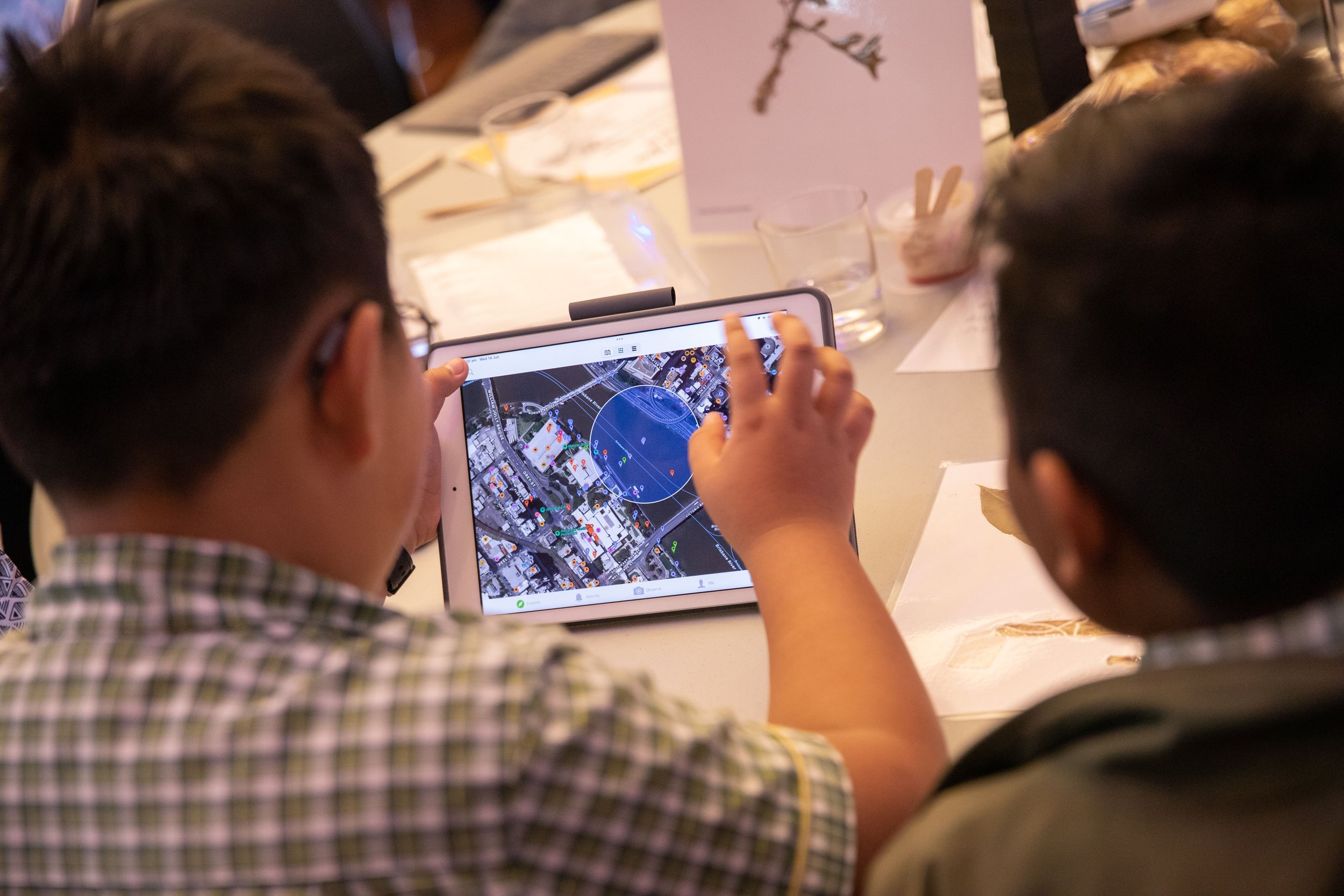 Kids engaged in Citizen Science